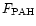 $F_{\rm PAH}$