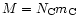 $M=N_{\rm C} m_{\rm C} $