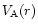 $V_{\rm A}(r)$