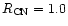 $R_{\rm CN}=1.0$
