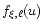 $f_{\xi,\ell}(u)$