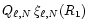 $Q_{\ell,N}\, \xi_{\ell,N}(R_1)$