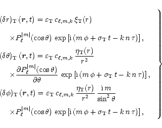 \begin{displaymath}\renewcommand{\arraystretch}{2.0}
\left.
\begin{array}{l c l}...
...n\,\tau \right)
\right],
\end{array} \hspace{0.2cm} \right\}
\end{displaymath}