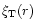 $\xi_{\rm T}(r)$