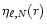 $\eta_{\ell,N}(r)$
