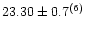 $23.30\pm0.7^{\rm (6)}$