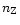 $n_{\rm Z}$