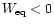 $W_{\rm eq} < 0$