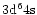 $3{\rm d}^64{\rm s}$