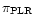 $\pi_{\rm PLR}$