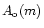 $A_{\rm o}(m)$