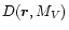 $D(\vec{r}, M_V)$