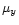 $\mu_y$