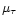 $\mu_{\tau}$