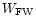 $W_{\rm FW}$