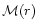 ${\cal M}(r)$