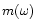 $m(\omega)$