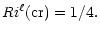 $\displaystyle %
Ri^\ell {\rm (cr)} = 1/4.$