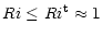 $\displaystyle %
Ri\leq Ri^{\rm t} \approx 1$