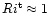 $Ri^{\rm t}\approx 1$