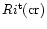 $Ri^{\rm t} {\rm (cr)}$