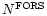 $N^{\rm FORS}$