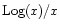 ${\rm Log}(x)/x$