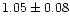 $1.05\pm0.08$
