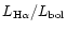 $L_{\rm H\alpha}/L_{\rm bol}$