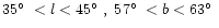 $35\hbox{$^\circ$ }< l <
45\hbox{$^\circ$ },\ 57\hbox{$^\circ$ }< b < 63\hbox{$^\circ$ }$