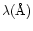 $\lambda ({\rm\AA})$