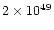 $2\times 10^{49}$