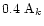 $0.4~{\rm A}_k$