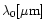 $\lambda_0 [\mu {\rm m}]$