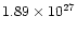 $1.89\times 10^{27}$