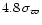 $4.8\, {\sigma}_{\varpi}$