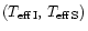 $\left (T_{\rm {eff\,I}},\,T_{\rm {eff\,S}}\right )$