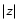 $\mathsfsl{ \vert z\vert}$