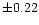 $\pm0.22$