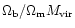 $\Omega_{\rm b} / \Omega_{\rm m}
M_{\rm vir}$