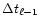 $\Delta t_{\ell-1}$