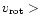 $v_{\rm rot}>$