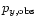 $p_{y,\rm obs}$