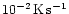 $10^{-2}\rm\,K\rm\, s^{-1}$
