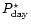 $P^\star_{\rm day}$