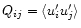 $Q_{ij}=\langle u_i' u_j' \rangle$