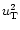 $u_{\rm T}^2$