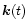 ${\vec k}(t)$