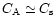 $C_{\rm A}\simeq C_{\rm s}$