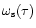 ${\omega }_{\rm s}(\tau )$